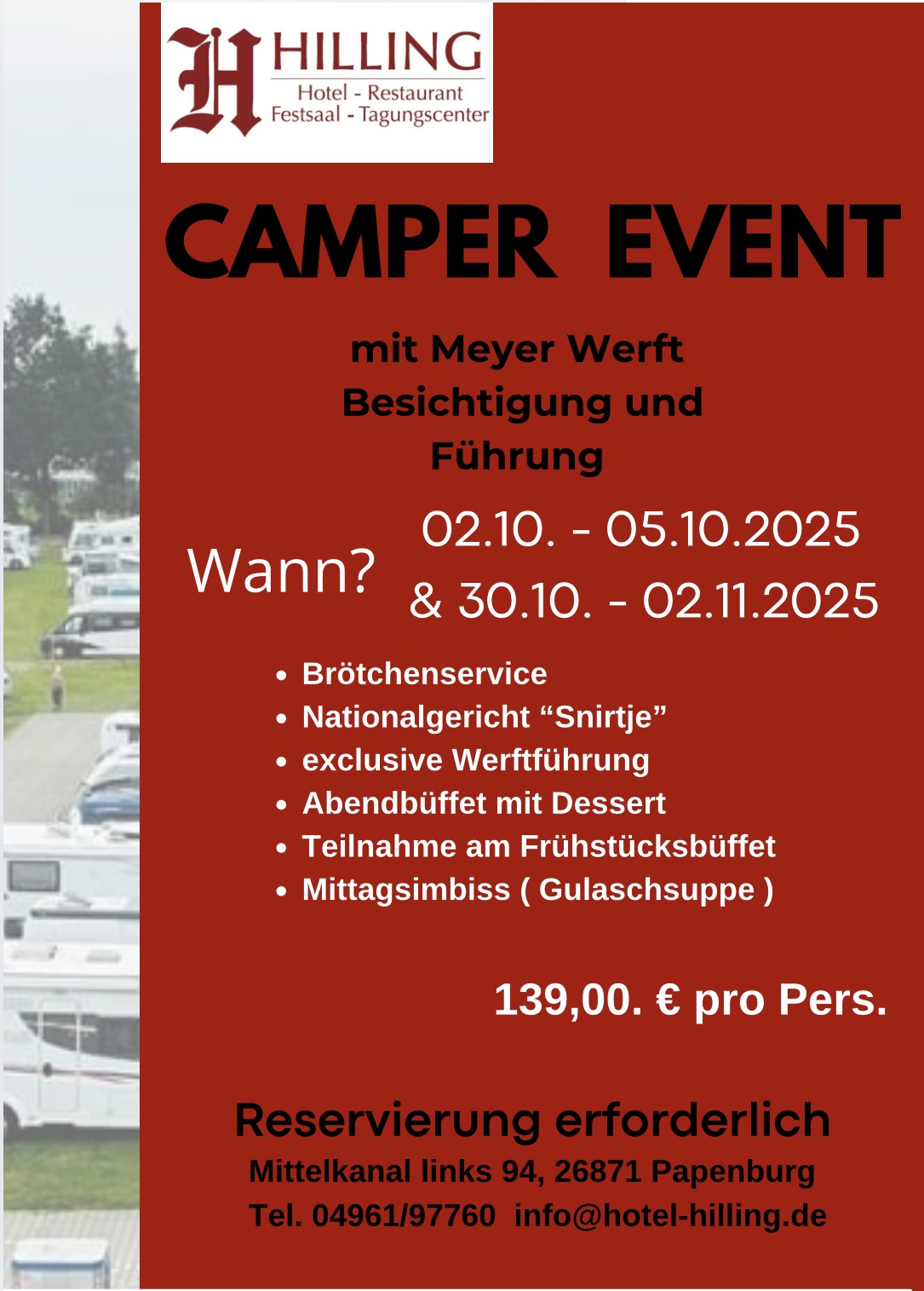 Camper Event Oktober 2025